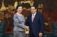 Prime Minister receives outgoing Cambodian ambassador